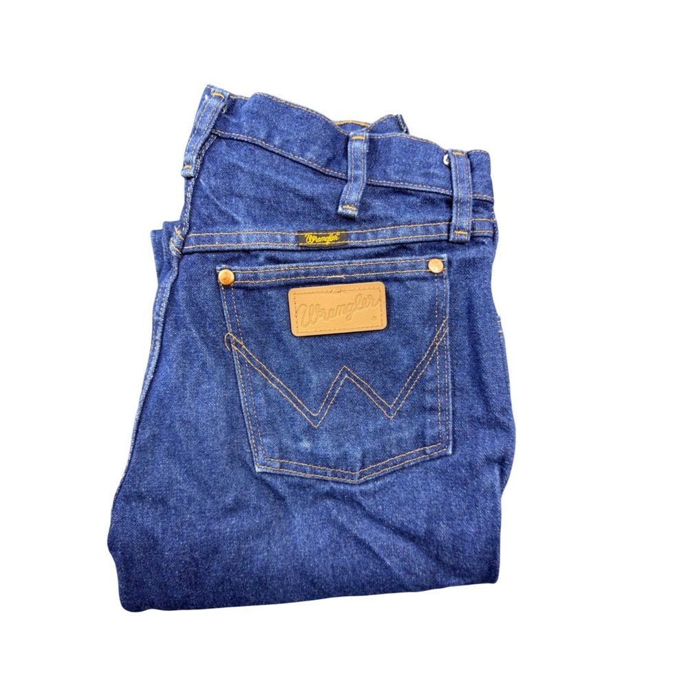 Wrangler Cowboy‎ Cut Mens Jeans 29x34 Blue Denim Regular Fit 13MWZPW Indigo